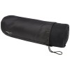 Willow GRS RPET polar fleece blanket in Solid Black