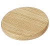 Scoll wooden coaster with bottle opener in Natural
