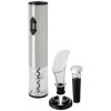 Pino electric wine opener with wine tools in Silver