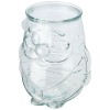 Nouel recycled glass tealight holder in Transparent Clear