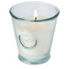 Luzz soybean candle with recycled glass holder in Transparent Clear