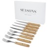 Bif steak cutlery set in Natural