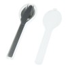 Ellipse 3-piece cutlery set in White