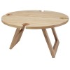 Soll foldable picnic table in Natural