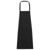 Khana 280 g/m² cotton apron in Solid Black