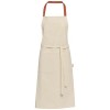 Nia 200 g/m² recycled cotton apron in Brick