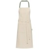 Nia 200 g/m² recycled cotton apron in Heather Green