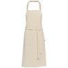 Nia 200 g/m² recycled cotton apron in Oatmeal