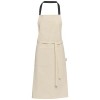 Nia 200 g/m² recycled cotton apron in Solid Black