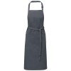 Andrea 240 g/m² apron with adjustable neck strap in Dark Grey