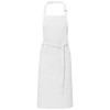 Andrea 240 g/m² apron with adjustable neck strap in White