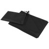 Lucas RPET sport towel 50x100 cm in Solid Black