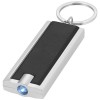 Castor LED keychain light in Black_silver