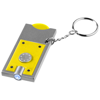 Allegro LED Keychain Light With Coin Holder in yellow