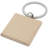 Gioia beech wood squared keychain in Natural