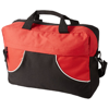 Chicago conference bag in black-solid-and-red