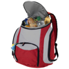 Brisbane cooler backpack in red-and-grey