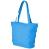 Panama zippered tote bag in process-blue