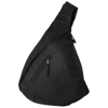 Brooklyn mono-shoulder backpack in black-solid