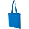 Carolina 100 g/m² cotton tote bag 7L in Process Blue