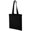 Carolina 100 g/m² cotton tote bag 7L in Solid Black