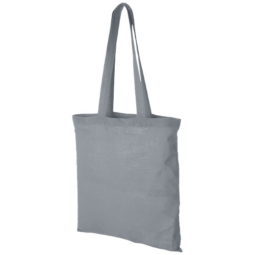 Carolina 100 G/m² Cotton Tote Bag in grey