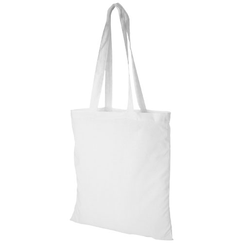 Carolina 100 G/m² Cotton Tote Bag in white-solid