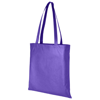 Zeus large non-woven convention tote bag in purple