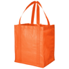 Liberty bottom board non-woven tote bag in orange