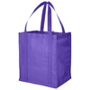 Liberty bottom board non-woven tote bag in purple