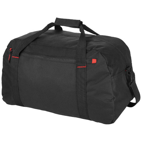 Vancouver travel duffel bag in black-solid
