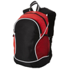 Boomerang backpack in black-solid-and-red