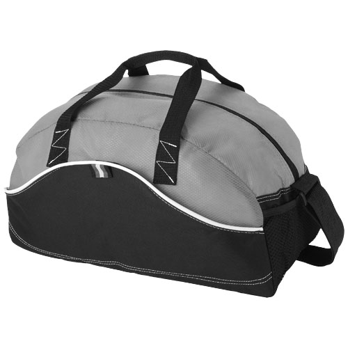 Boomerang Duffel Bag in black-solid-and-light-grey