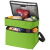 Oslo 2-zippered compartments cooler bag 13L in Lime