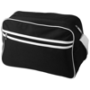 Sacramento 2-stripe messenger bag in black-solid