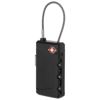 Phoenix TSA-compliant luggage tag and lock in black-solid