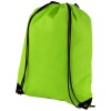 Evergreen non-woven drawstring backpack 5L in Lime