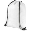Evergreen non-woven drawstring backpack 5L in White