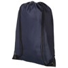 Condor polyester and non-woven drawstring backpack in navy