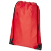 Condor polyester and non-woven drawstring backpack in red