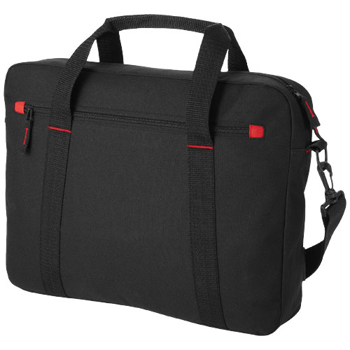 Vancouver 15.4'' laptop bag in black-solid