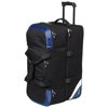 Wembley large travel bag in black-solid-and-blue
