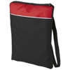 Miami shoulder bag in black-solid-and-red