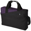 Portland conference bag in black-solid-and-plum