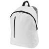 Boulder vertical zipper backpack in white-solid