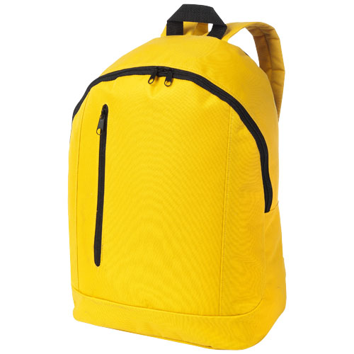 Boulder vertical zipper backpack in yellow