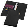 Travel wallet in black-solid