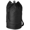Idaho sailor zippered bottom duffel bag in black-solid