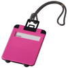 Taggy luggage tag in neon-pink