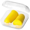 Serenity earplugs with travel case in yellow